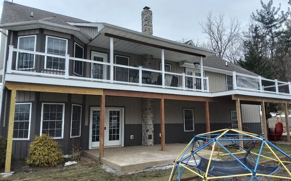 After photo rear of house