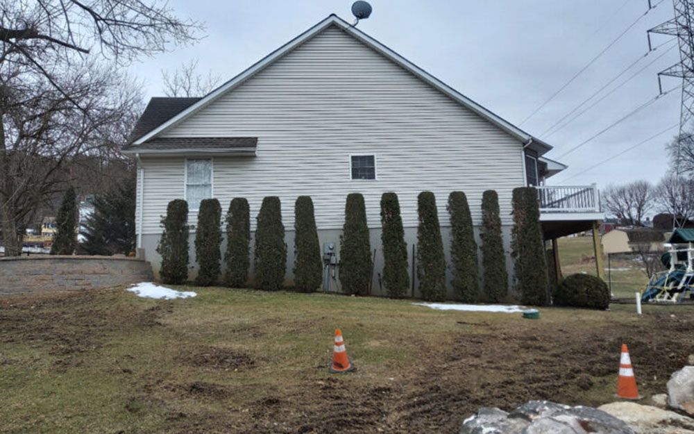 Before-house white siding