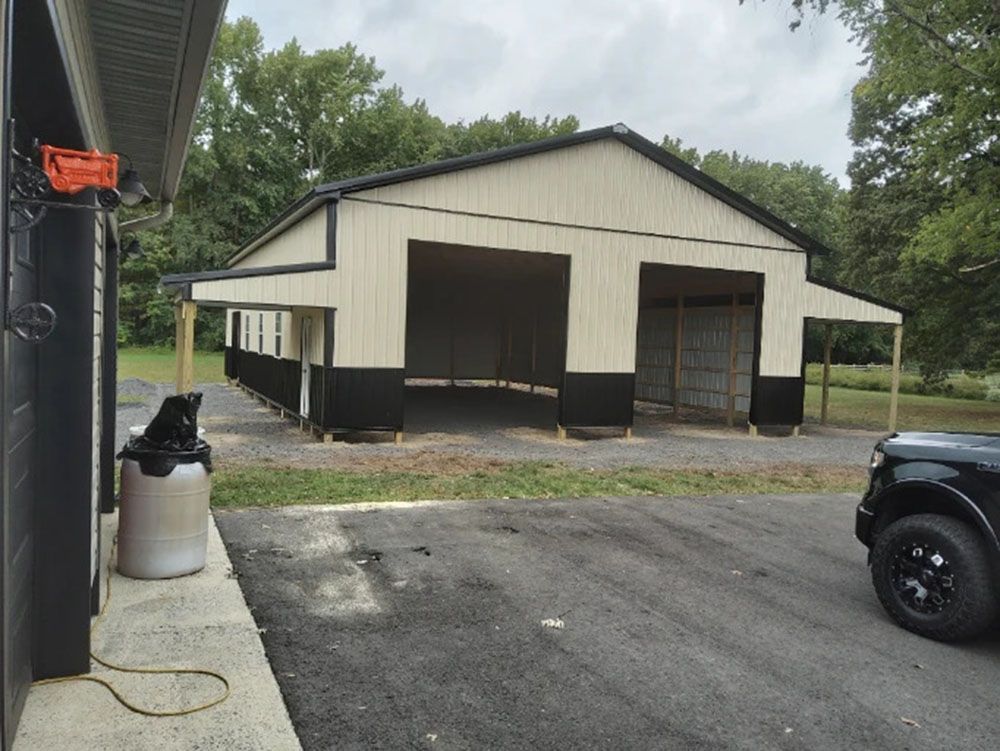 Pole building