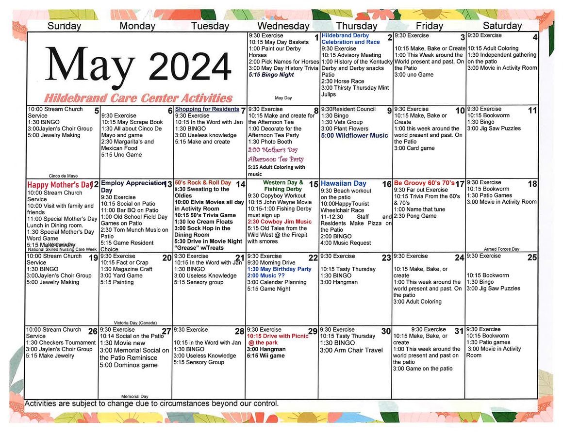 Assisted Living Hildebrand Care Center Canon City, CO