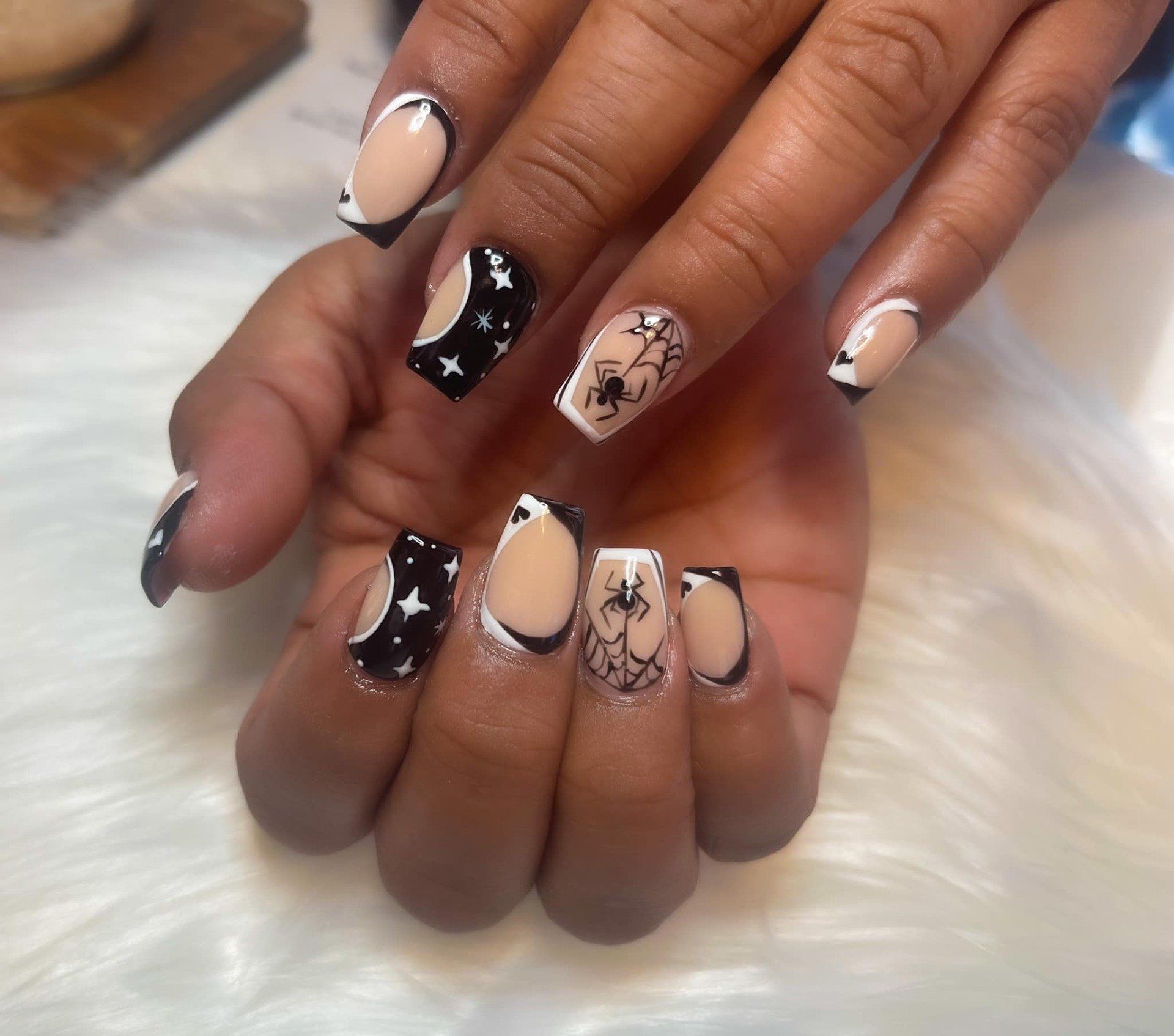 Ombre Fill nail art design