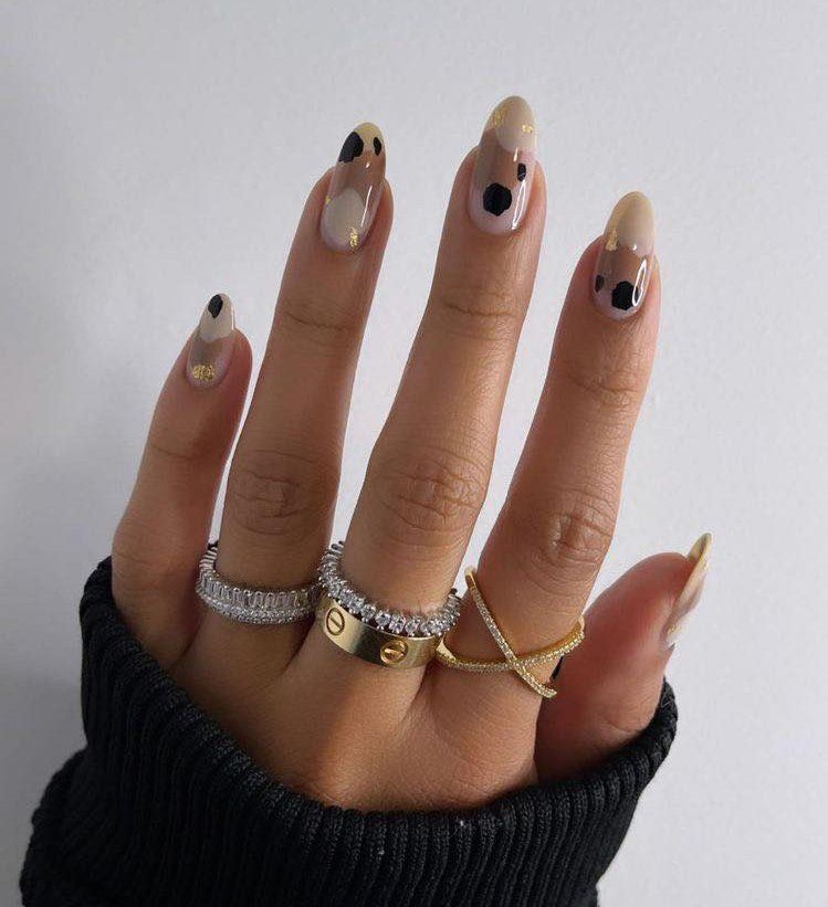 animal nail art design