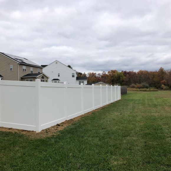 Vinyl fencing
