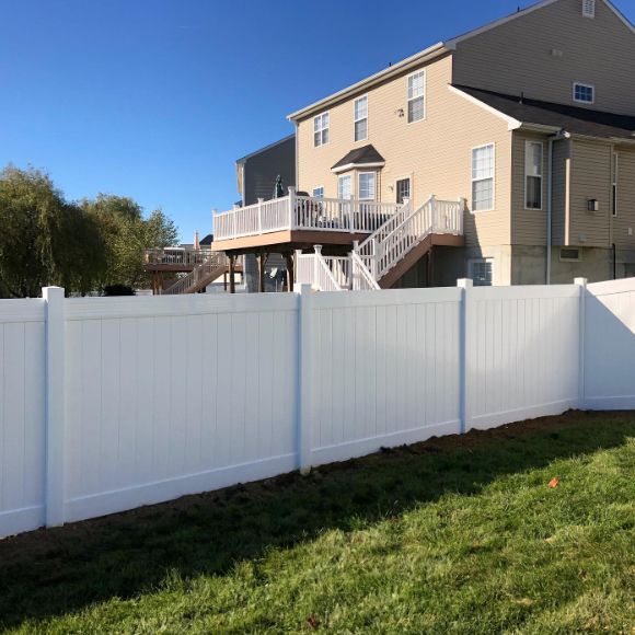 Vinyl fencing