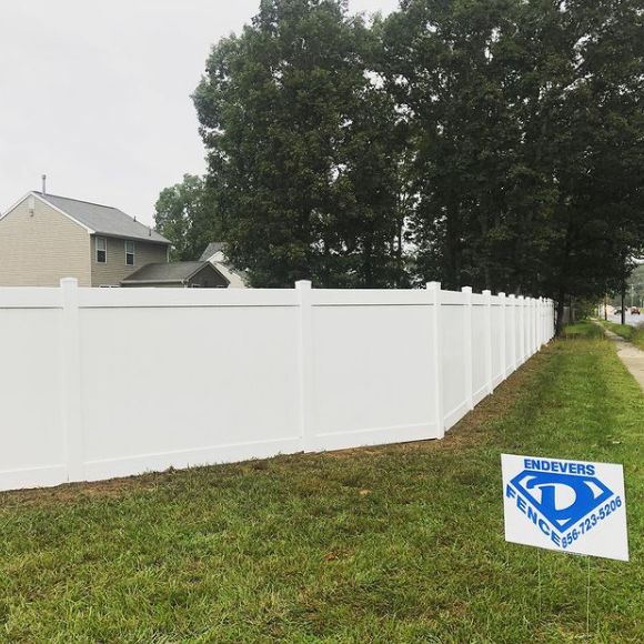 Vinyl fencing