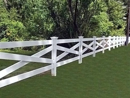 Ranch rail fencing