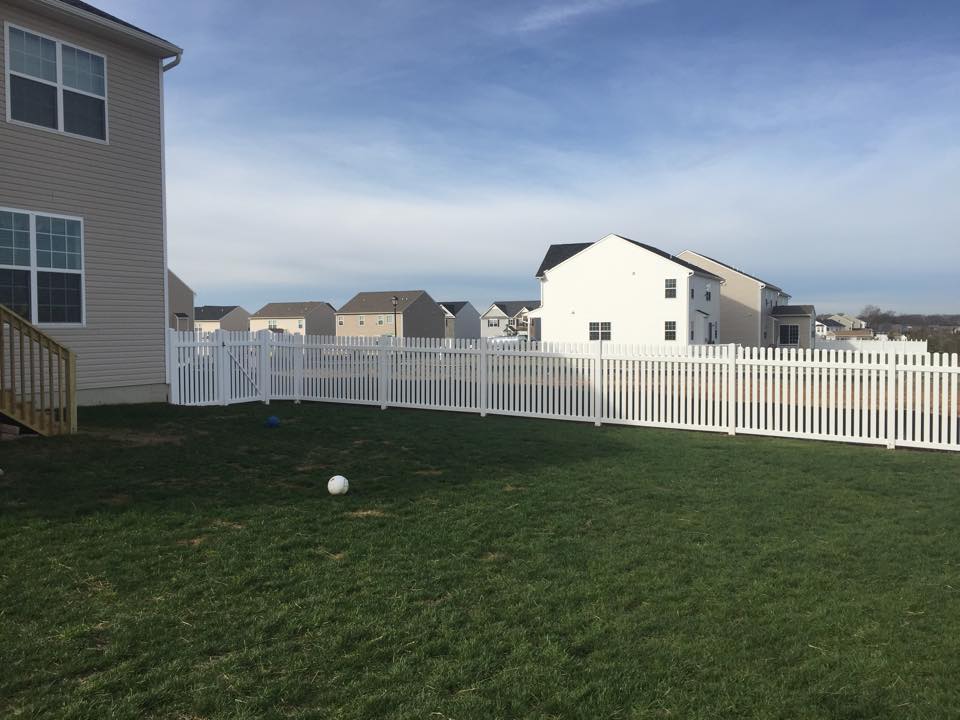 Vinyl fence