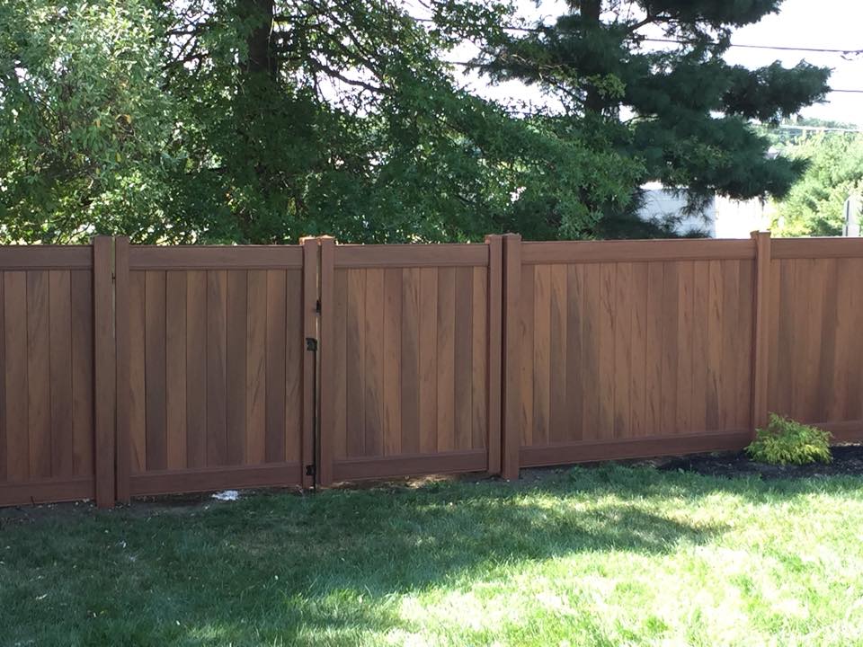 Wood fence