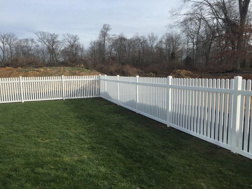 White fence