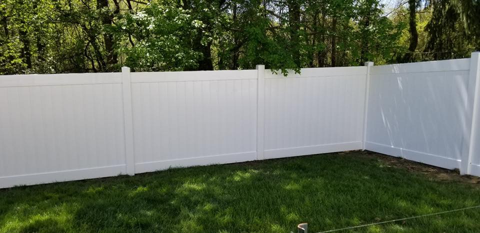 White fence