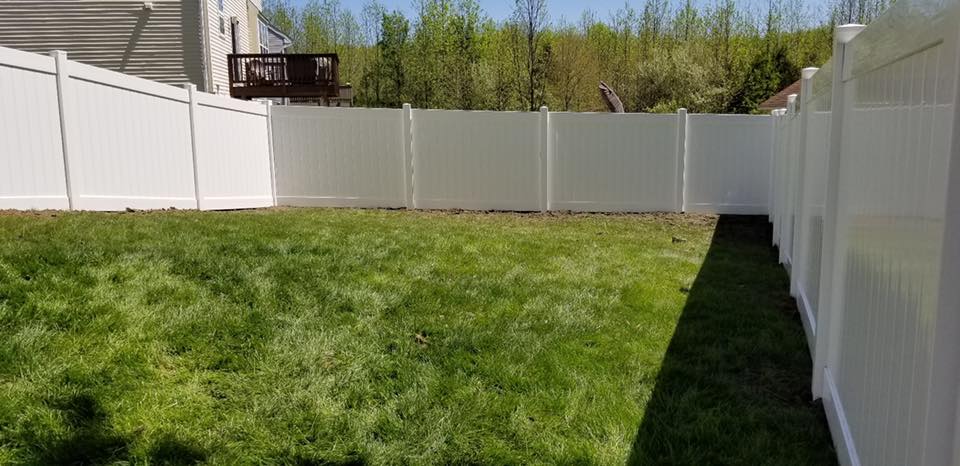 White fence