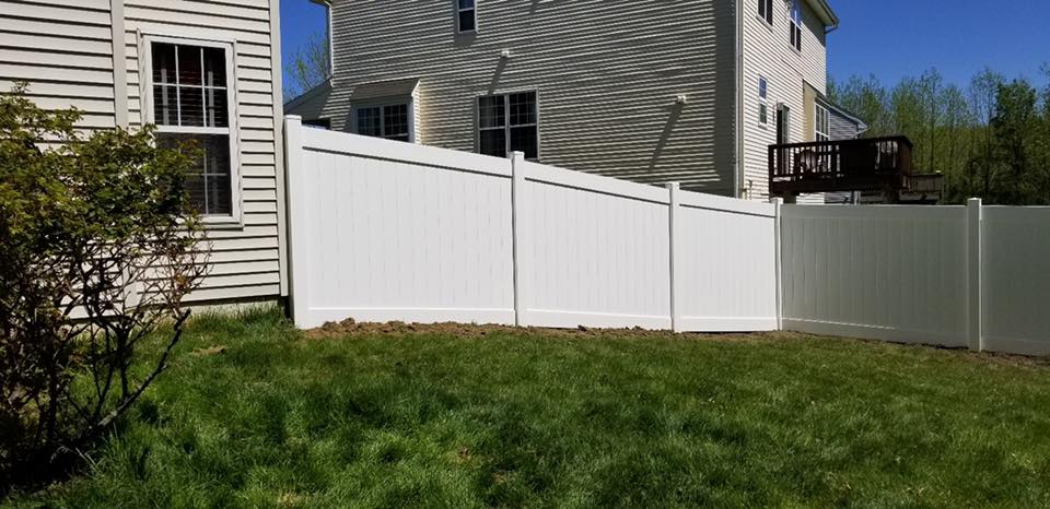 White fence