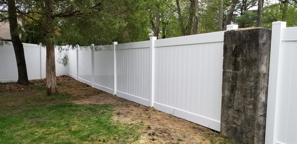 White fence
