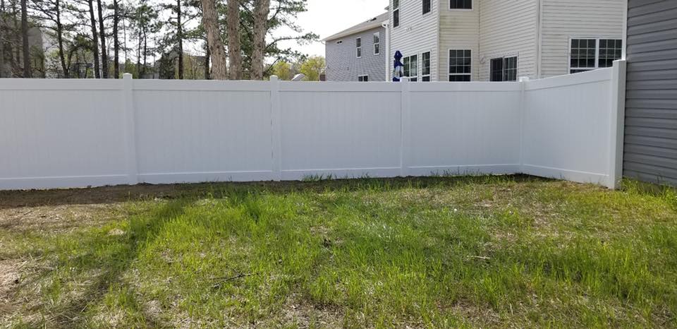White fence