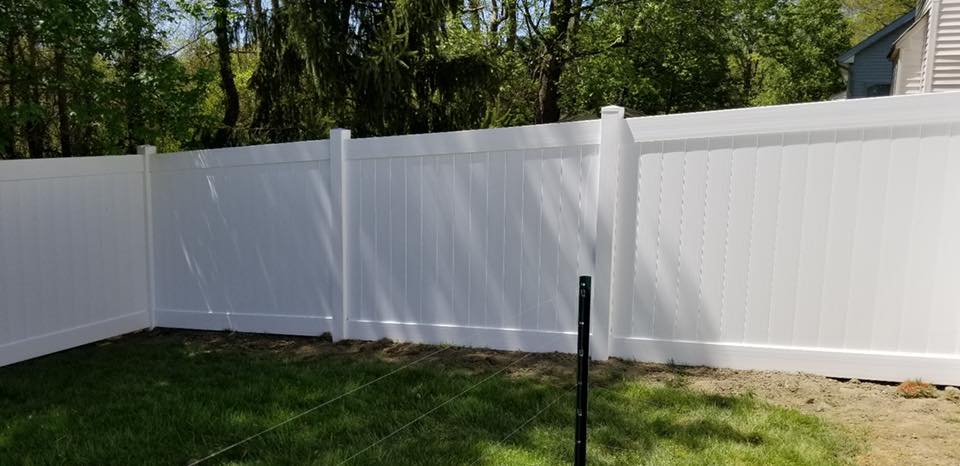White fence