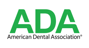 Green ADA logo: acronym over 