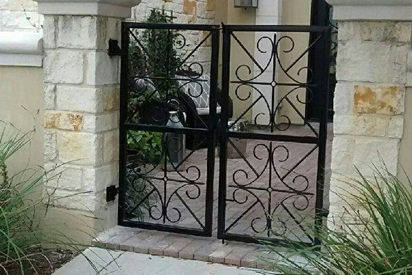 Wrought iron fencing