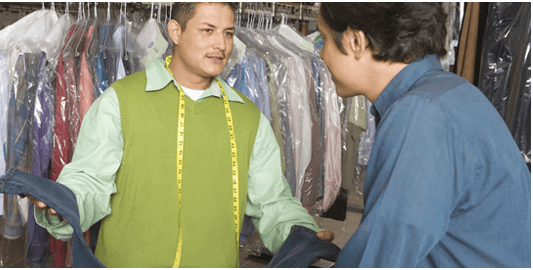 Man asking for alteration services / clothes washing | Corona, CA