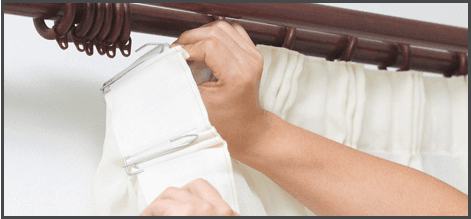 Curtain cleaning / alteration services | Corona, CA