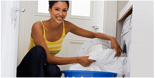 Woman washing clothes / stain removal | Corona, CA