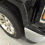 Scratch on truck