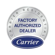 Factory authorized dealer Carrier logo