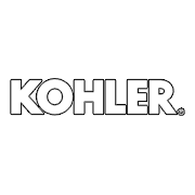 KOHLER logo in outlined black letters on a white background.