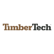 TimberTech logo in brown and black text on a white background.