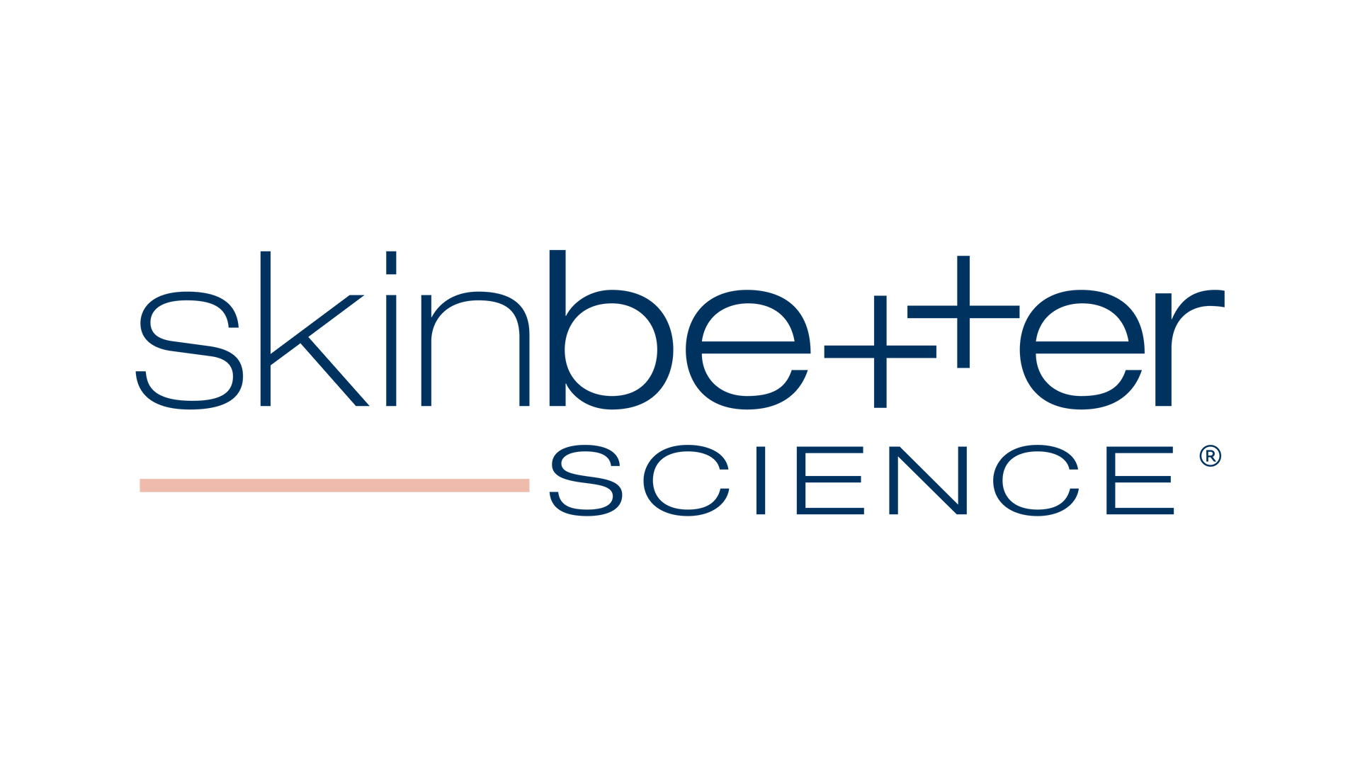 Skinbetter Science logo: Dark blue text on white with
