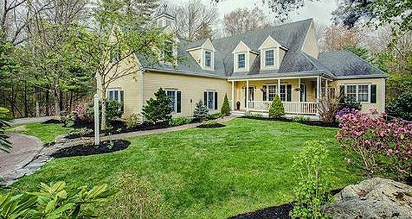 Beautiful residential landscape