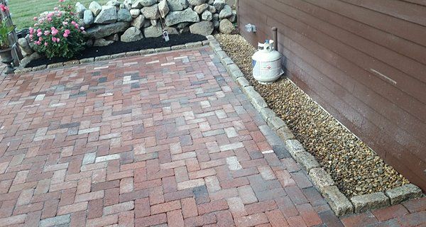 Restored patio
