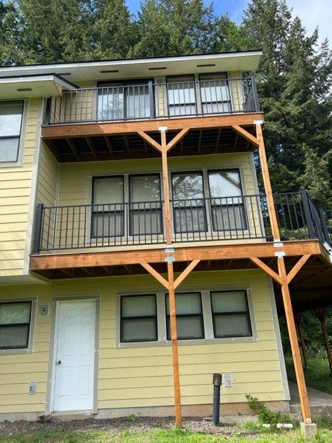 deck replacement for the 3-story house