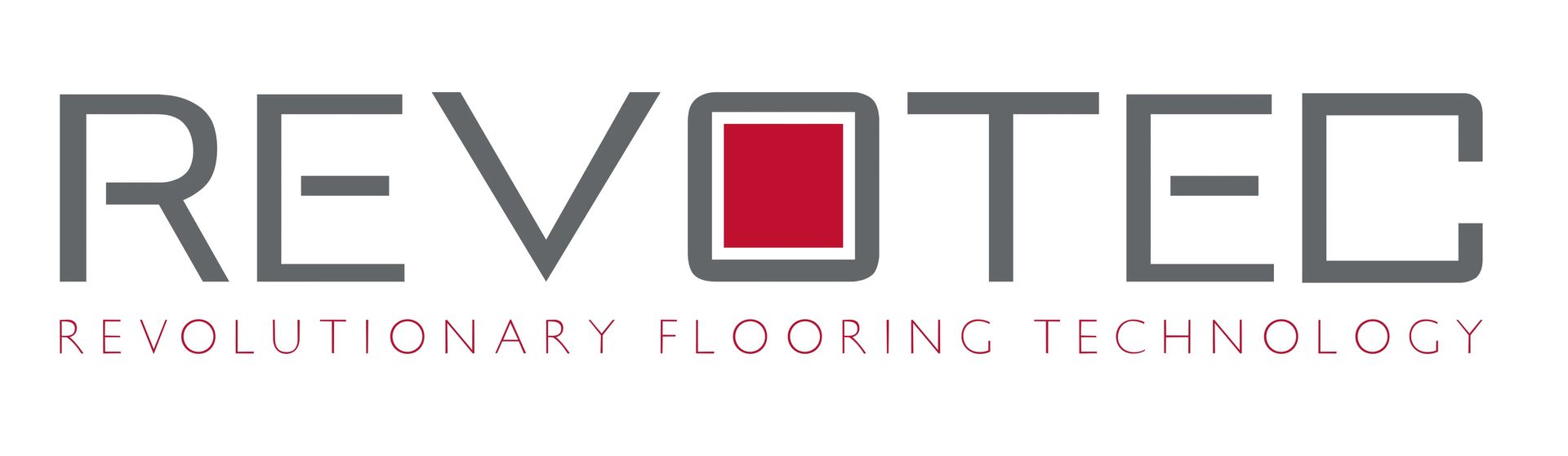 The revotec revolutionary flooring technology logo is shown on a white background.