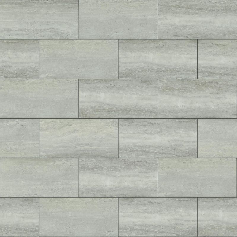 A seamless texture of a gray tile wall.