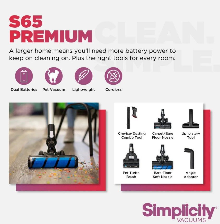 A larger home means you'll need more battery power to keep on cleaning