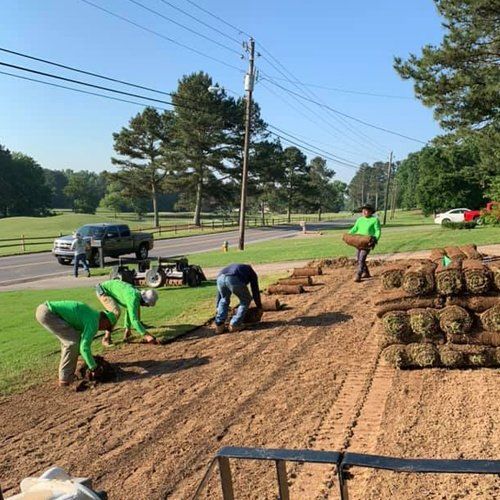 Turf installation