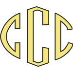Gold monogram with the letters