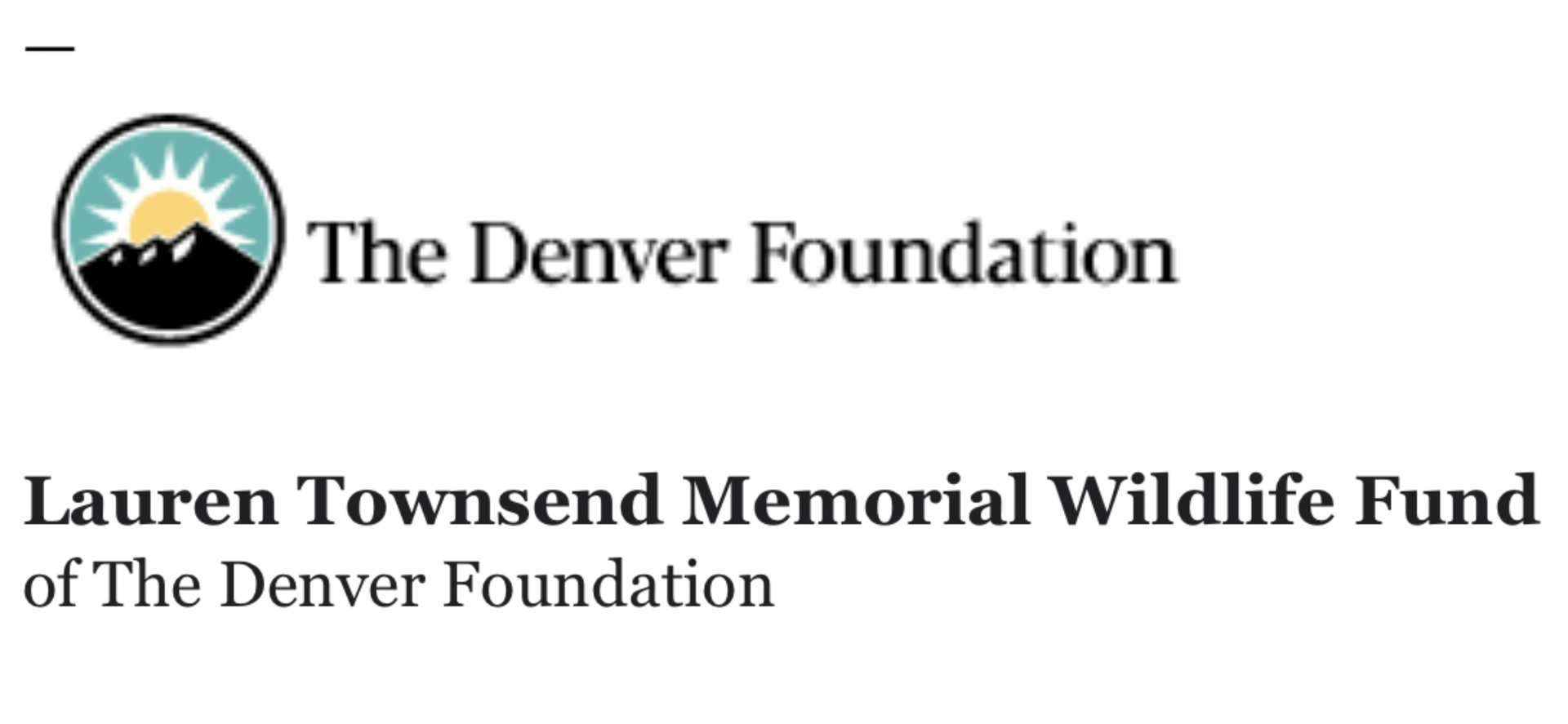 The Denver Foundation