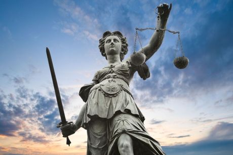Lady justice scale