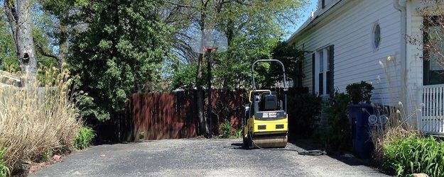 Residential property asphalt repair