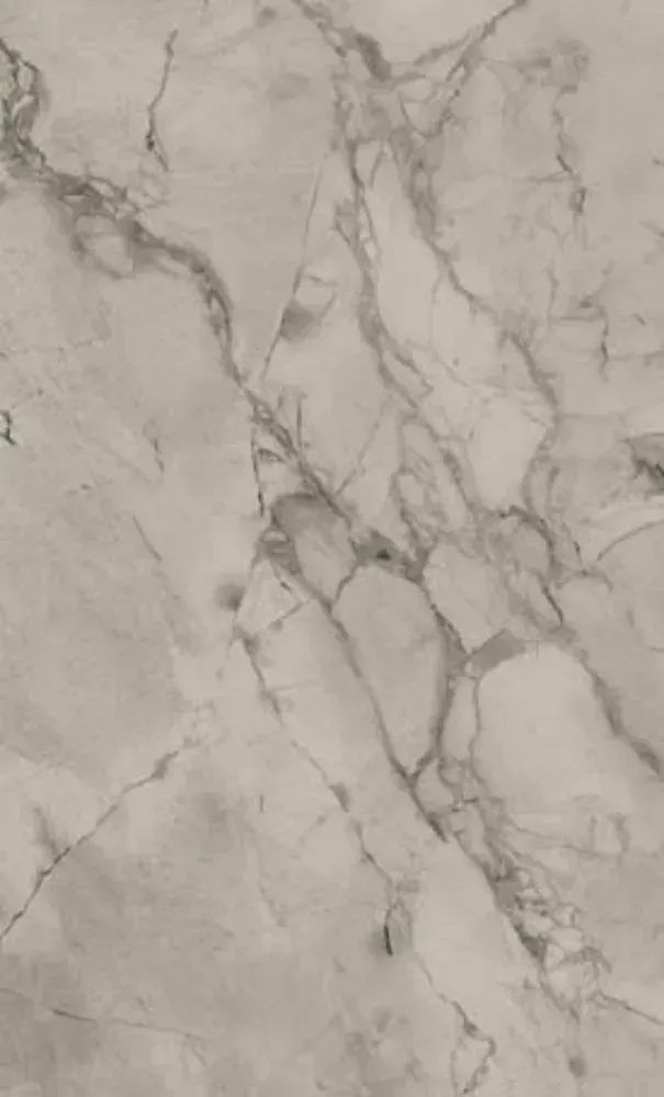 Gray marble tile with veining.