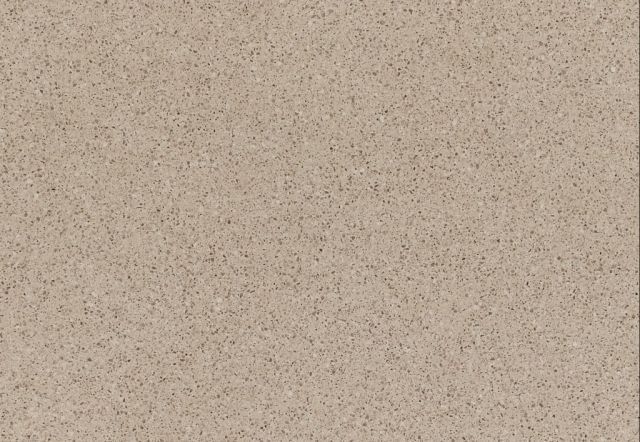 Tan speckled quartz countertop.