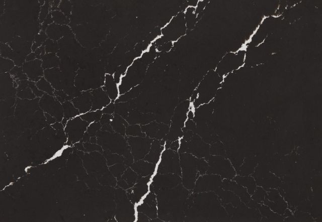 Black marble slab with white veining.