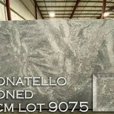 Large, grey-toned stone slab labeled 