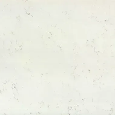 Off-white surface with subtle gray veining, likely stone or quartz.