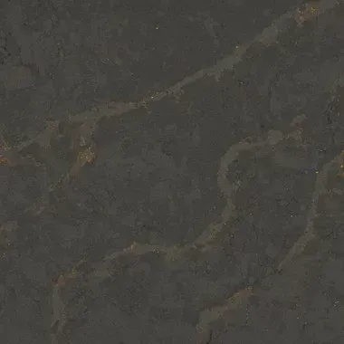 Dark gray stone with gold veins, textured surface.