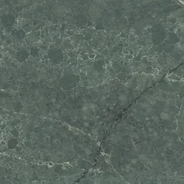 Green marble surface with white veining.