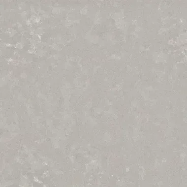Light gray, speckled quartz countertop.