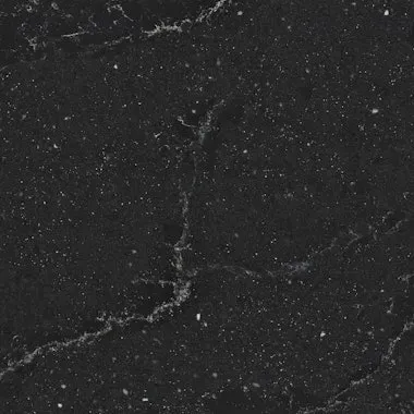 Dark gray marbled surface with fine white speckling and light gray veins.