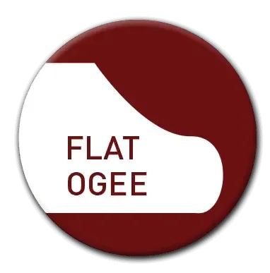 Red button with white text: